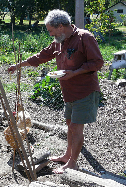 David at groundswell cohousing in BC Canada
